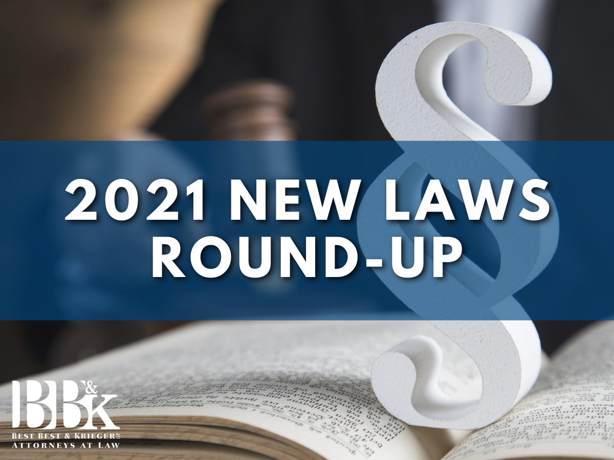 New Laws 2021 Roundup